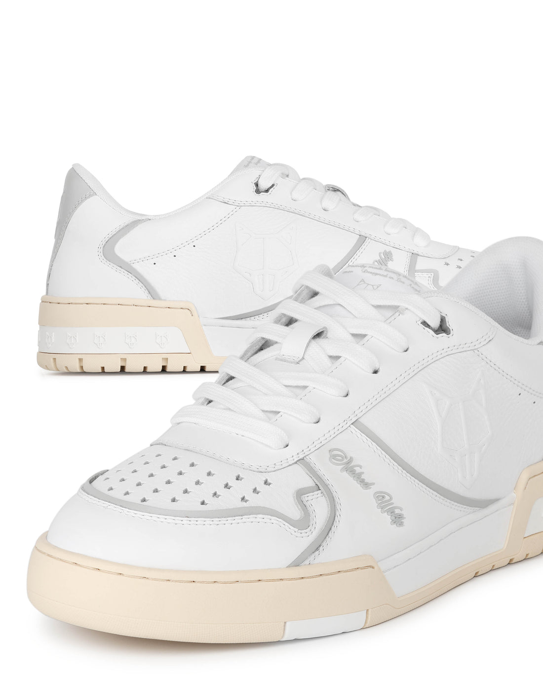 Transmission White/Grey Leather