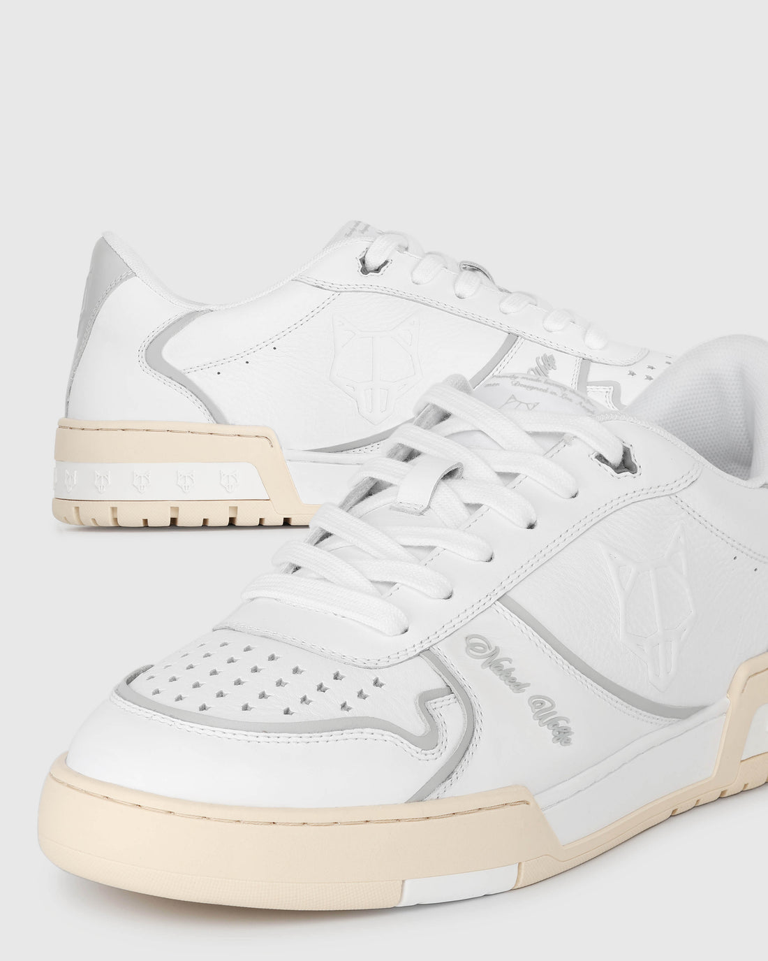 Transmission White/Grey Leather