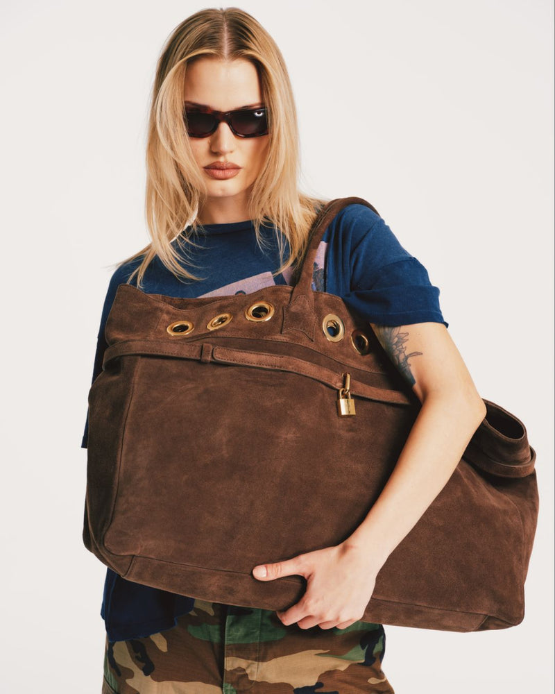 Brooklyn Brown Zabli Suede