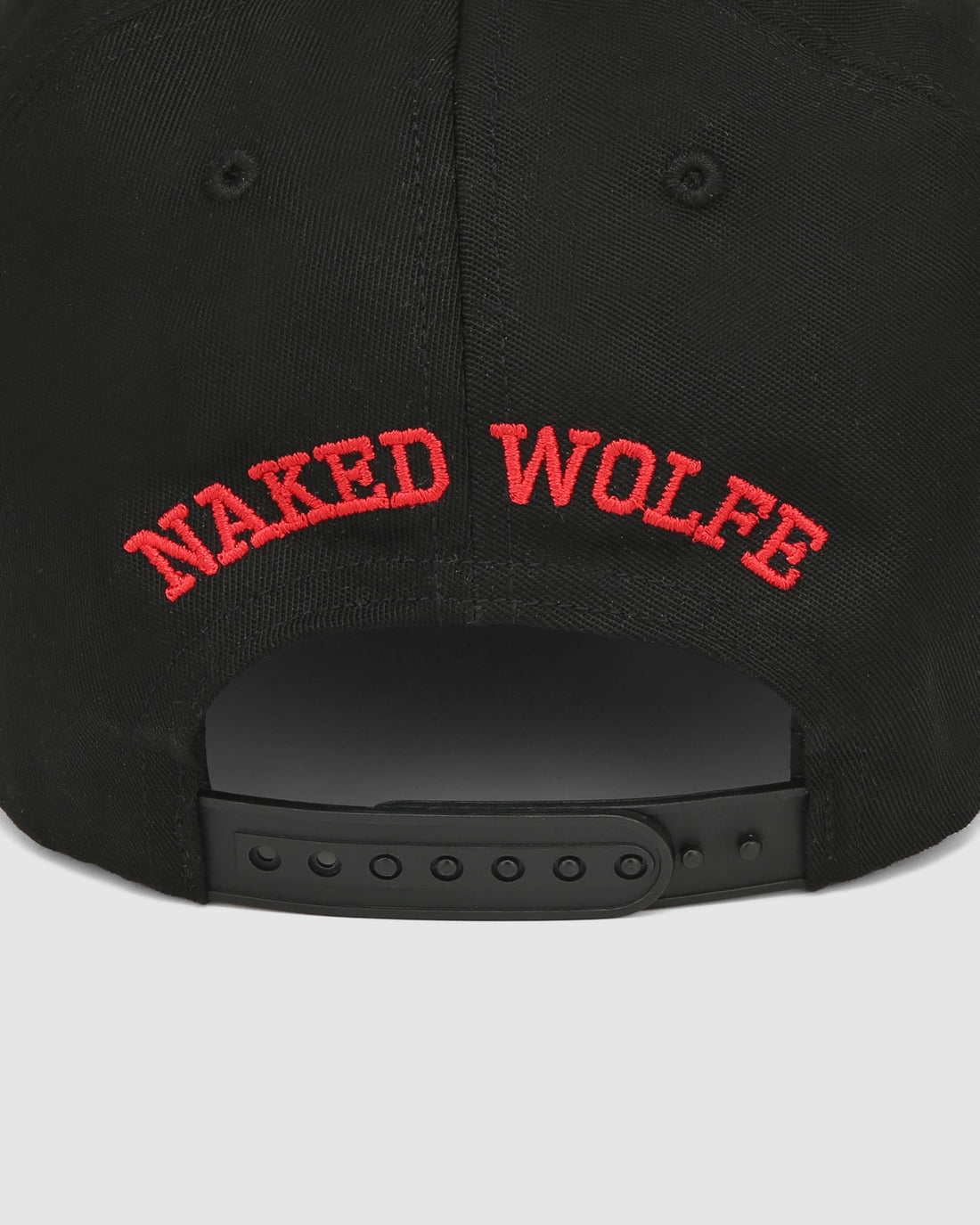 Varsity Unconstructed Cap Black/Red