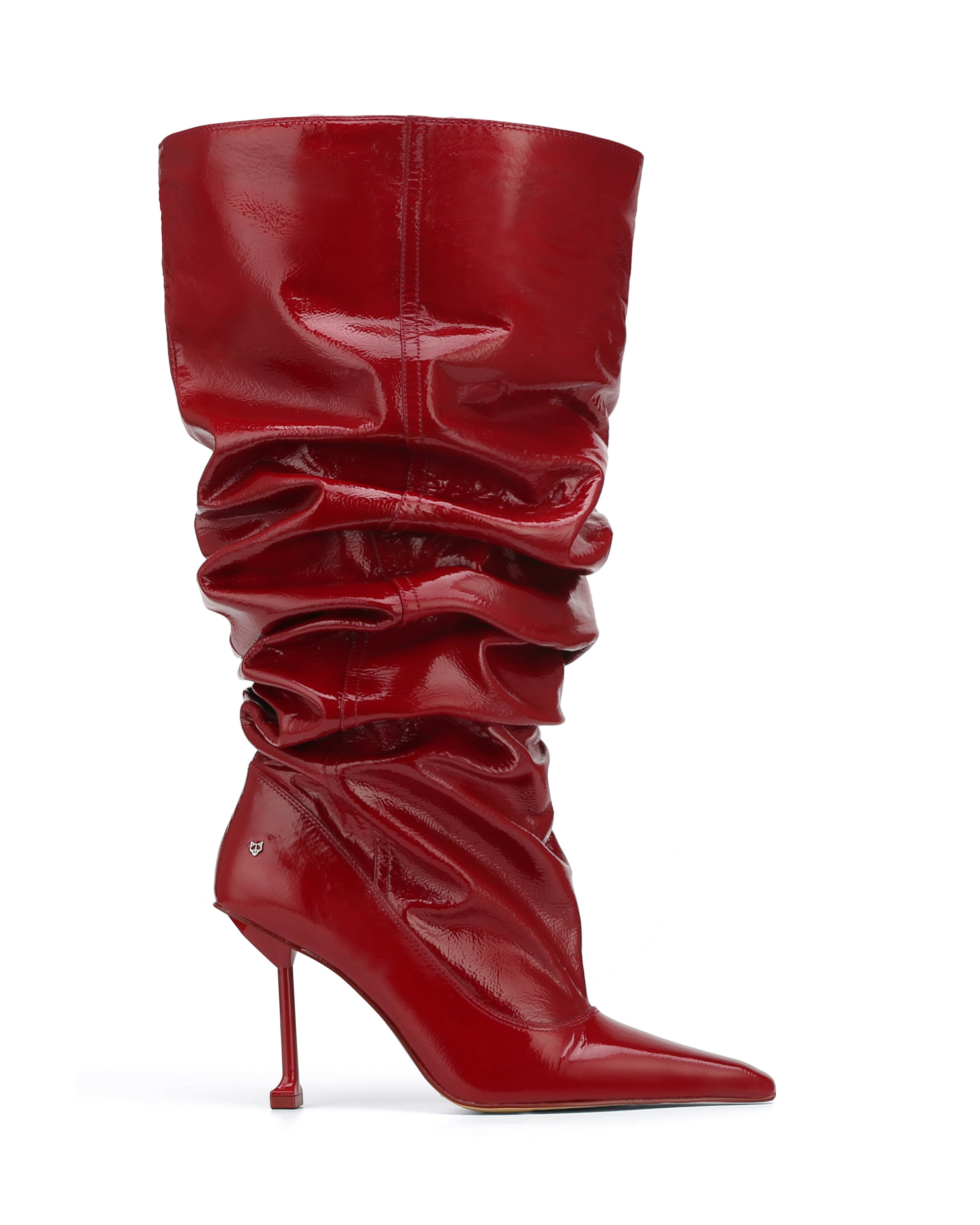 Naked Wolfe Vern Red Crinkle Patent Leather 36 EU