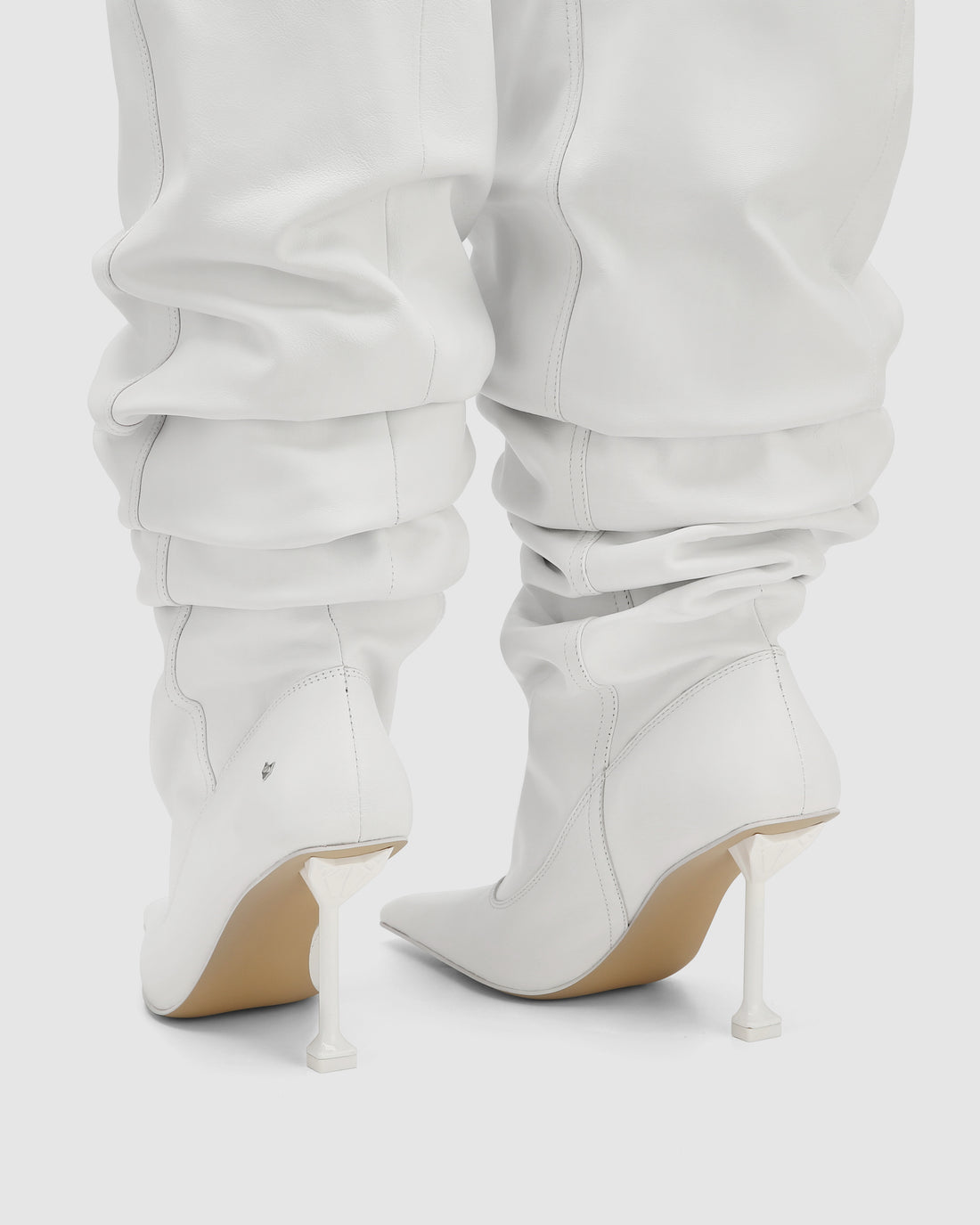 Vern White Nappa Cow Leather