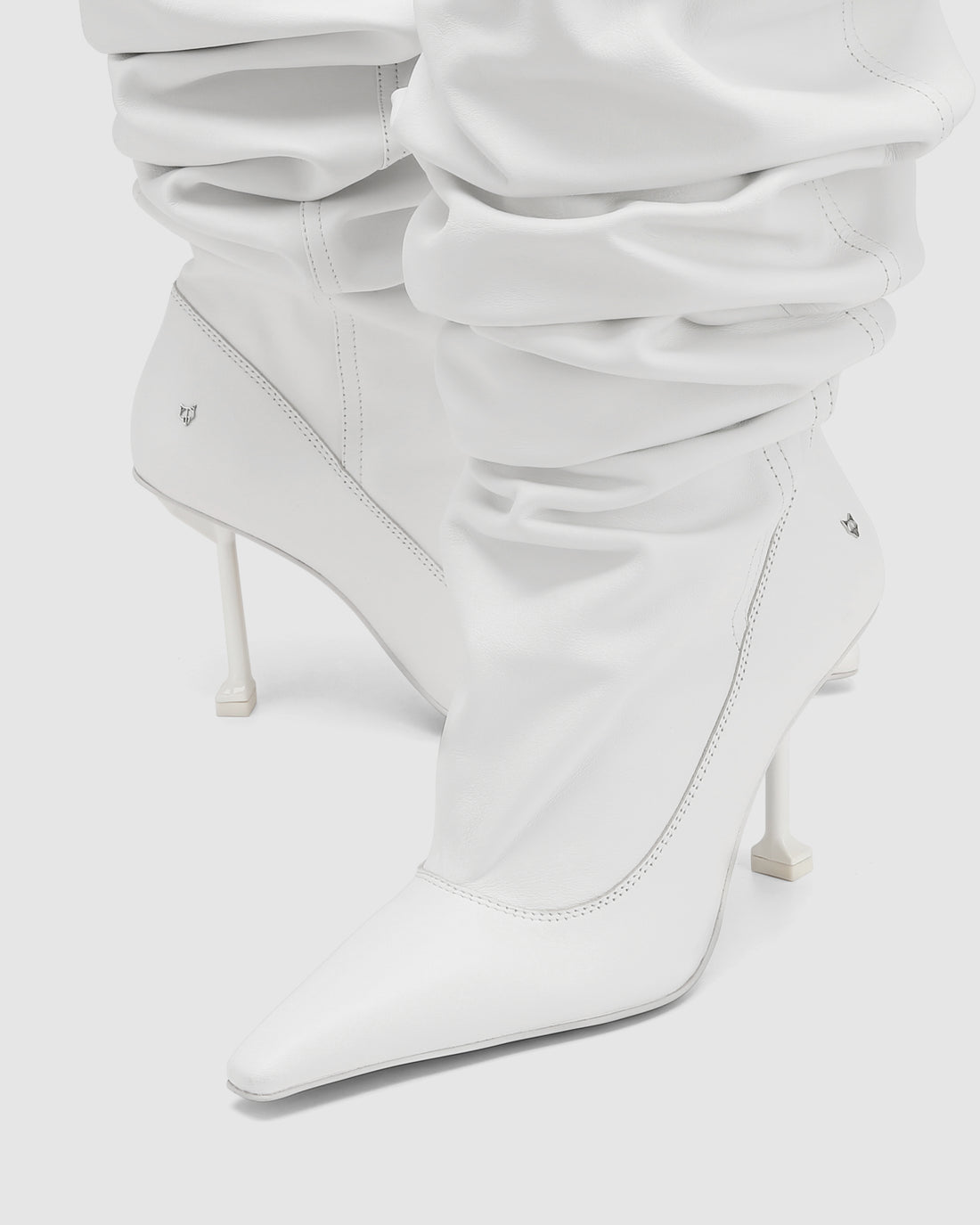 Vern White Nappa Cow Leather