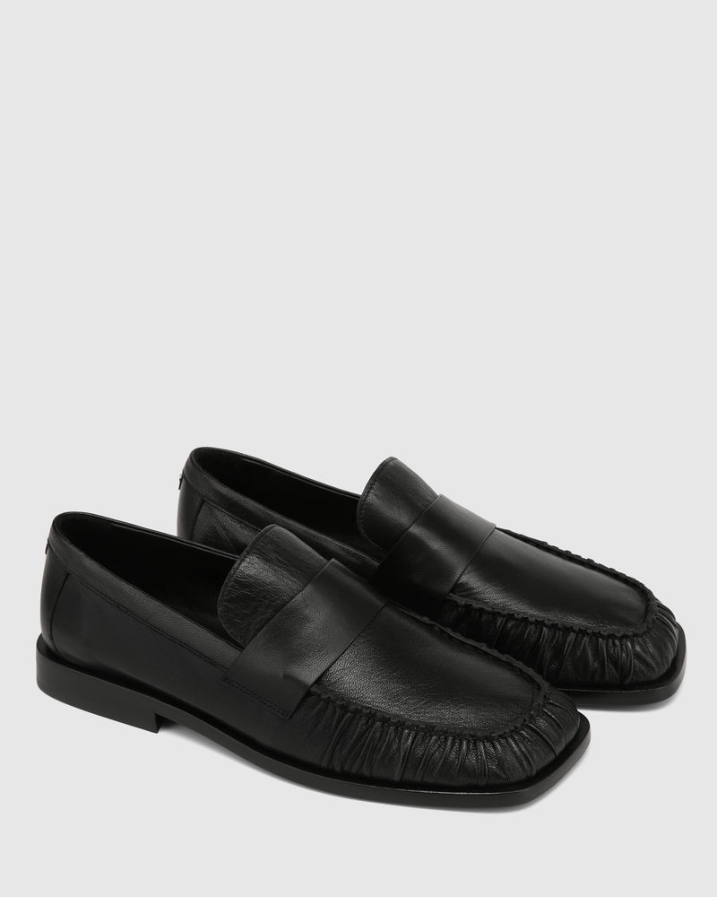 Voltage Black Leather