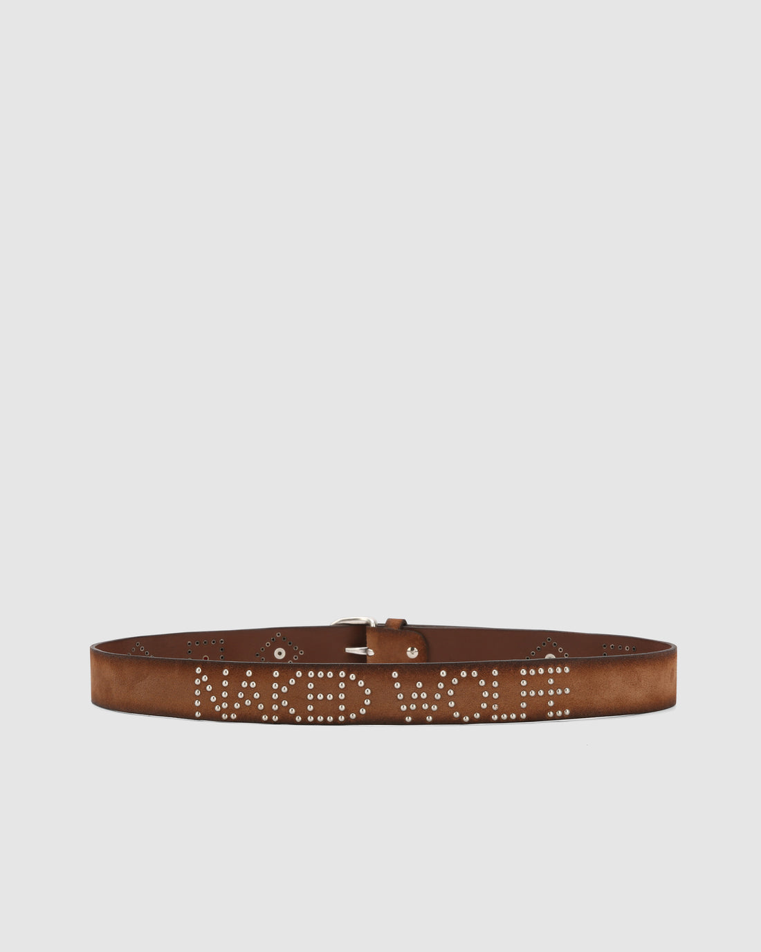 Western Belt Tobacco Suede