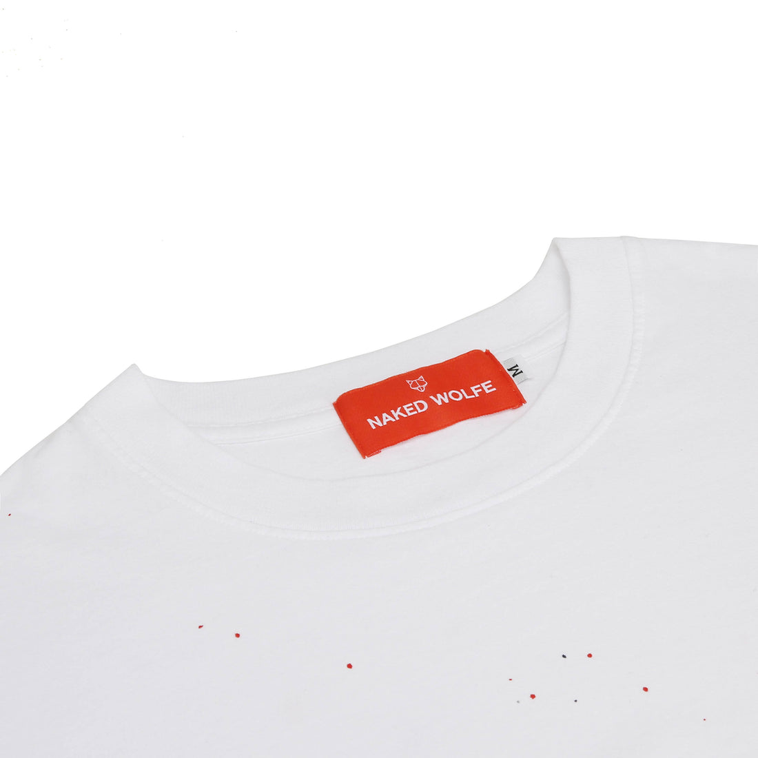 Wolfe T-Shirt White Paint Splatter