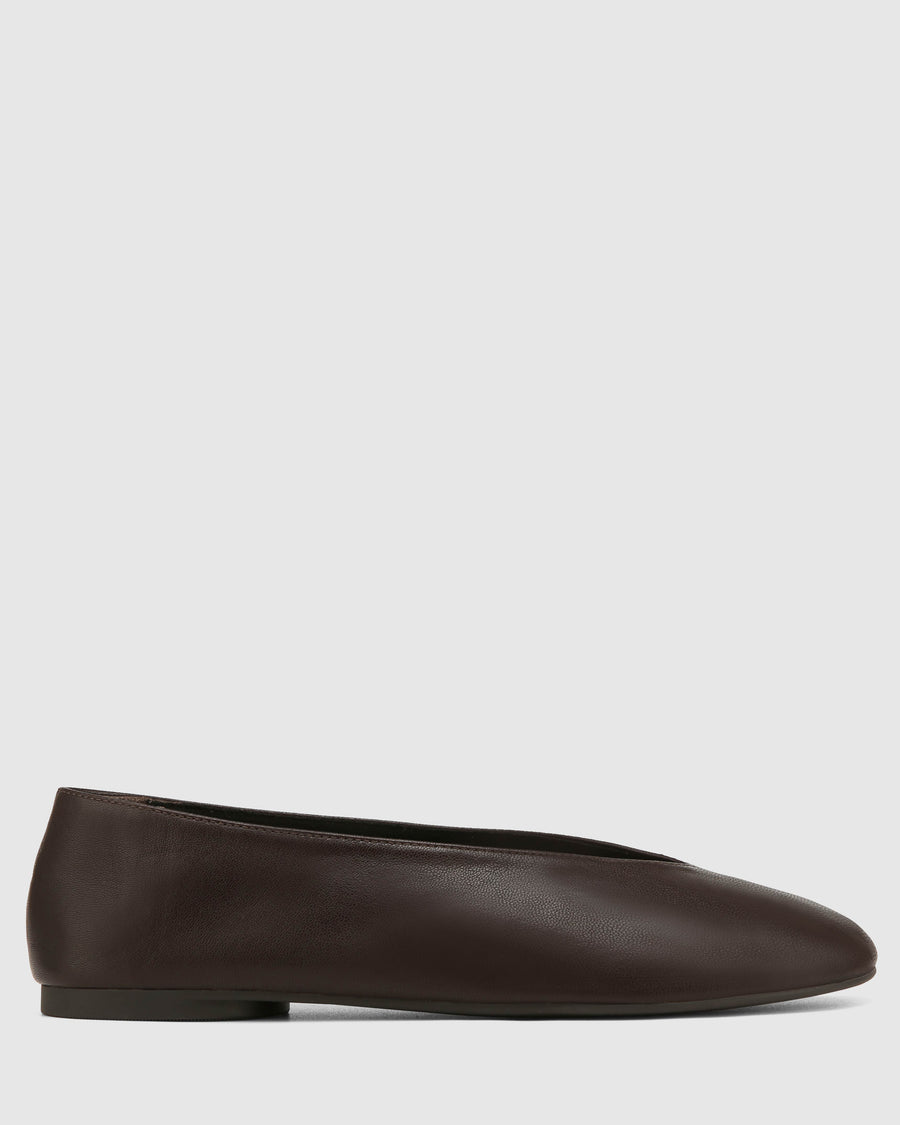 Yuzu Dark Brown Leather