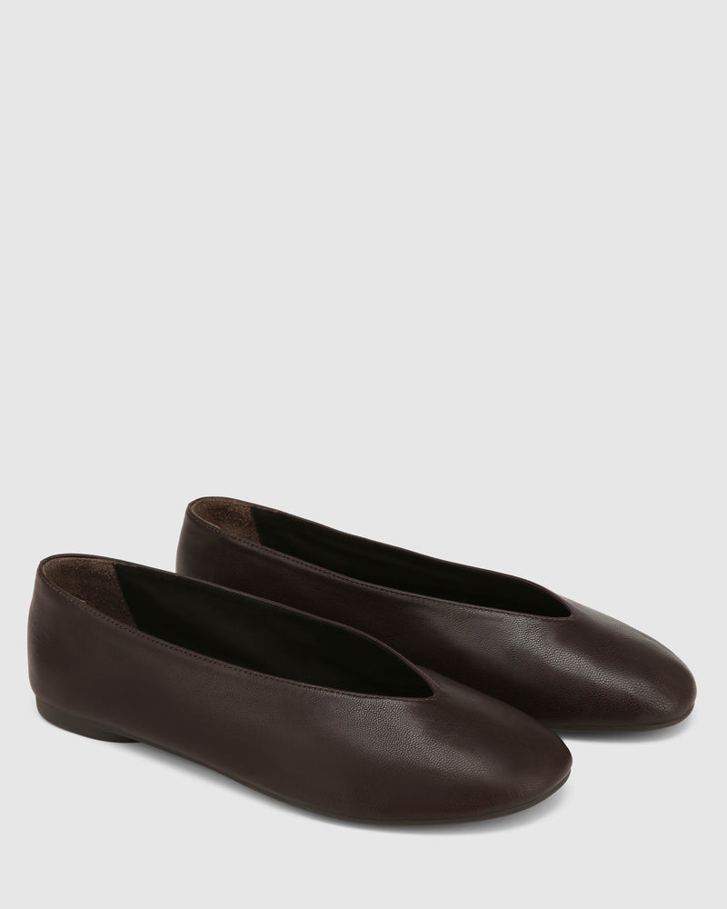 Yuzu Dark Brown Leather