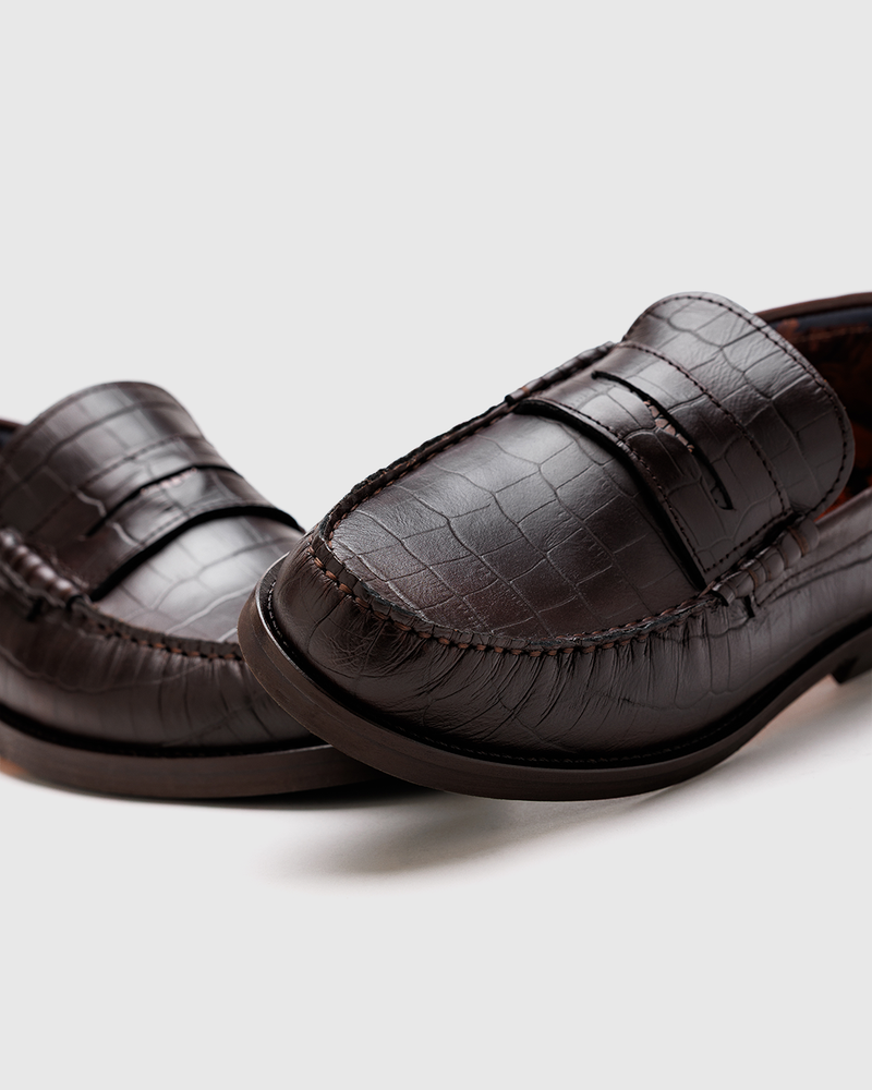 Riviera Brown Croc