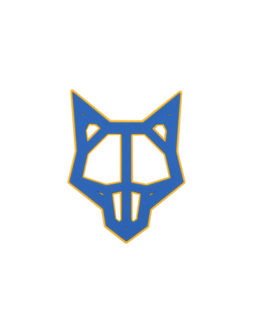 Wolfe Head Blue/Yellow